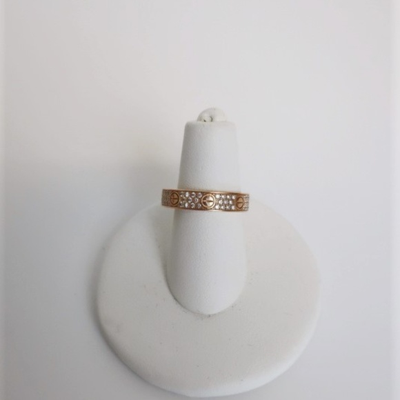 Cartier Love Wedding Band Diamond-Paved 18k Rose - Picture 5 of 5